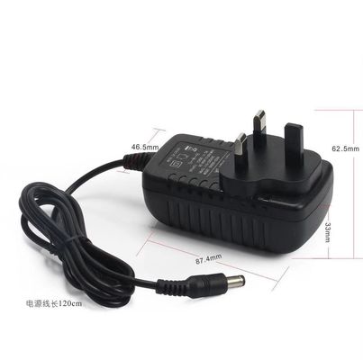 محول تيار متردد DC منظم من المملكة المتحدة 3pin 12v 3a SMPS 1a 1.5a 2A 2.5a