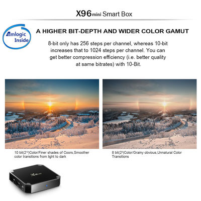 Dual Wifi Neflix Smart Android X96mini TV Box Full HD 1080p 4K 8K 2GB 8GB 16GB 4GB 32GB