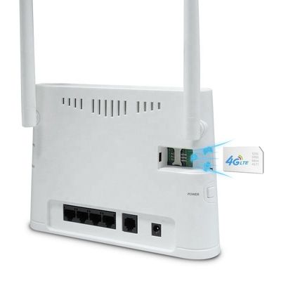 Hotspot LTE CPE Wifi Fiber Optic Modem Router Wireless Modem with Sim Card 300Mbps