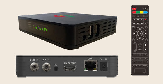 جهاز فك ترميز صندوق الأقمار الصناعية الرقمي عالي الدقة  TV USB WIFI DVB-S2