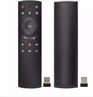 تي في بوكس ​​G20S PRO Voice Air Mouse الأشعة تحت الحمراء التعلم عن بعد التحكم عن بعد الخلفية 2.4G اللاسلكية