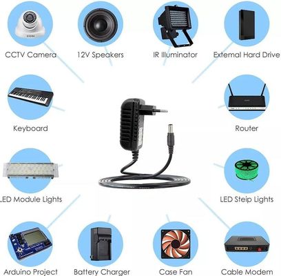 100V-240V العالمي AC DC محول 12V 1000mA 1A الاتحاد الأوروبي التوصيل