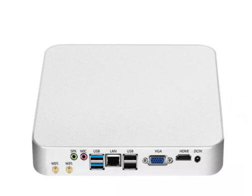 Ce-Leron 3205U I5 4200Y 4200U محطة عمل صغيرة PC أنظمة الكمبيوتر الصناعية DDR3L MSATA 4GB 64GB