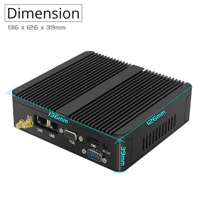I3 4010Y SSD 300M WIFI Industrial Rugged Mini Workstation PC بدون مروحة 4g Ram 32g