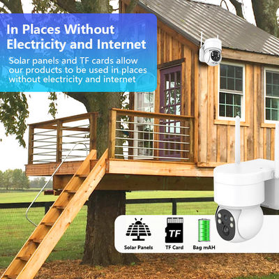 GSM Tuya Solar Digital CCTV Smart PTZ Camera مع بطاقة Sim