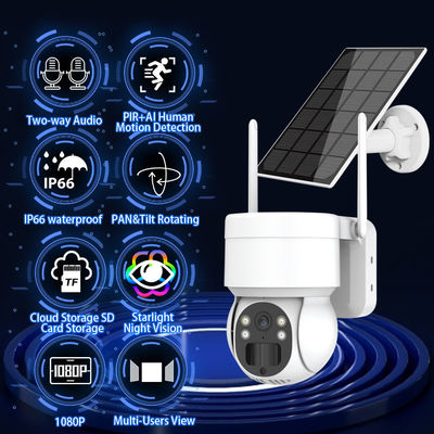 مقاوم للماء طويل المدى ذكي كاميرا PTZ WIFI CCTV نظام المراقبة HD1080P