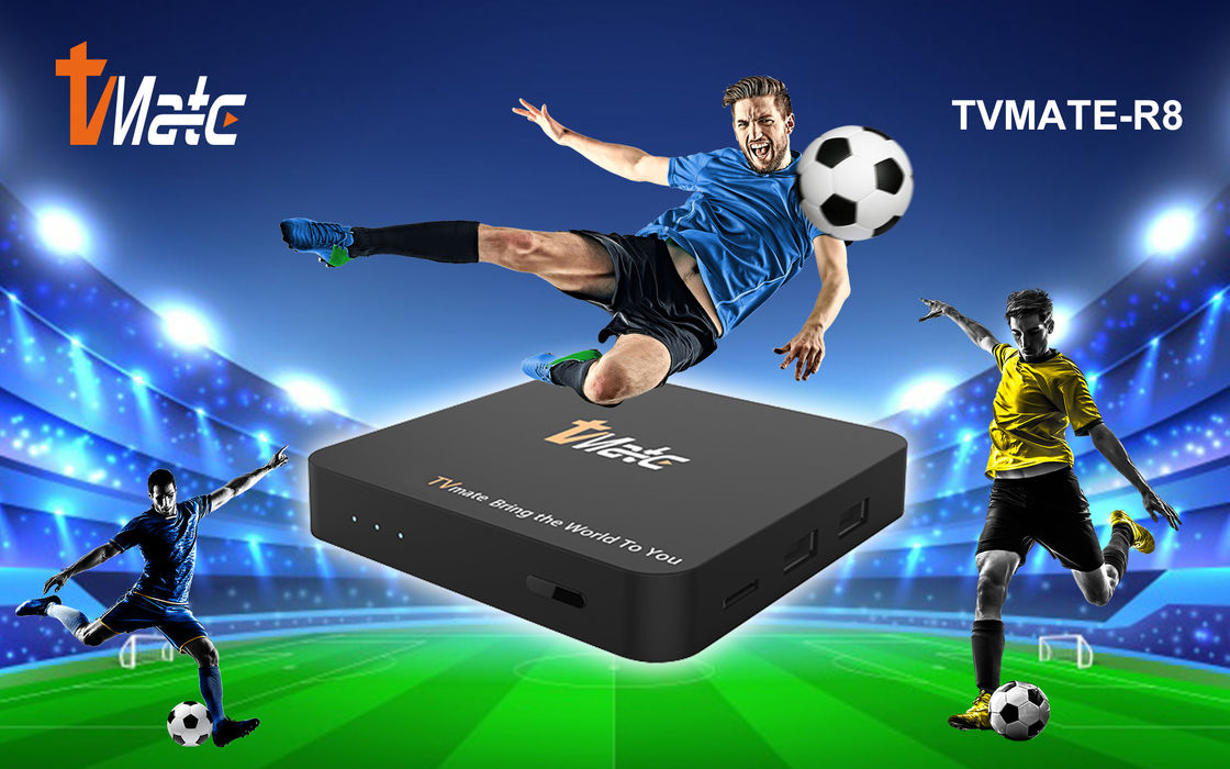 RK322 * OTT Android TV Box إصدار جديد رباعي النواة 2.4G Wifi 4K Set Top Box Android 7.1 Smart TV Box