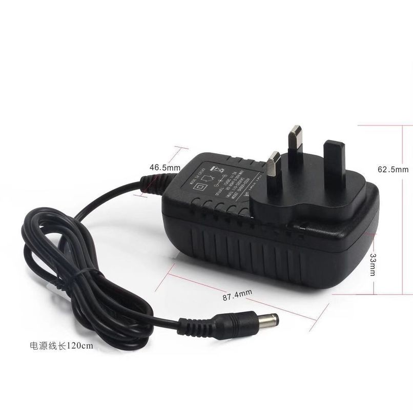 محول تيار متردد DC منظم من المملكة المتحدة 3pin 12v 3a SMPS 1a 1.5a 2A 2.5a