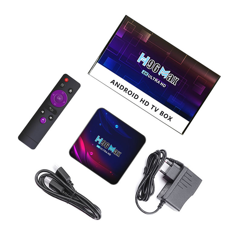 سمارت Android 11 Amlogic S905X4 TV Box H96 Pro 4k 4G 64G 8K AV1 HDR Dual Wifi
