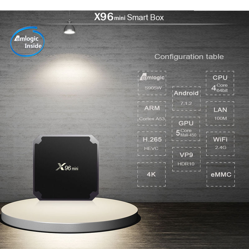 Dual Wifi Neflix Smart Android X96mini TV Box Full HD 1080p 4K 8K 2GB 8GB 16GB 4GB 32GB
