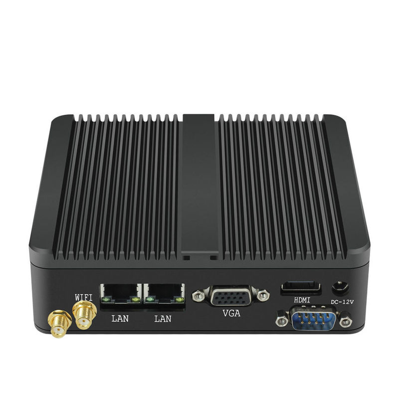 Dual Lan RS232 Desktop Industrial محطة عمل كمبيوتر J1900 رباعي النواة